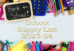  2023-24 School Supply List